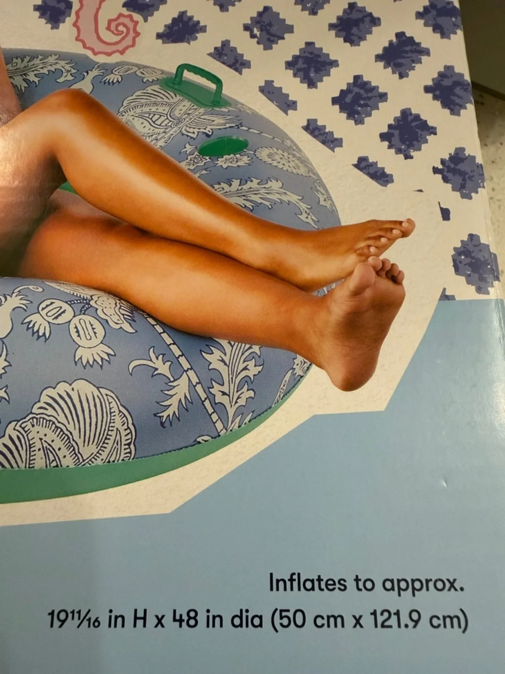 Roller Rabbit Pool Float with headrest - Picture 3 of 5